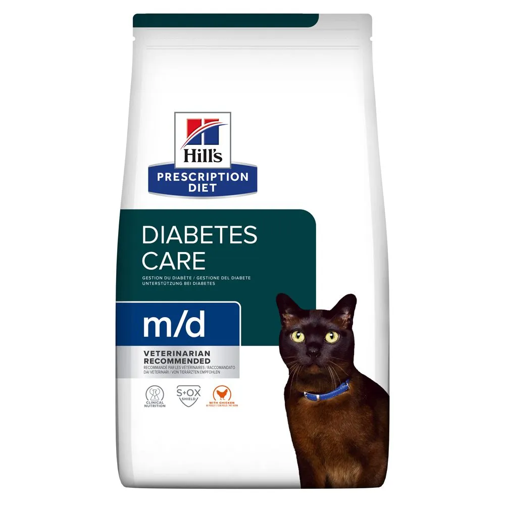 Hill's Prescription Diet M/d Diabète Croquettes Pour Chat Au Poulet 3kg 1 Hill's Prescription Diet M/d Diabète Croquettes Pour Chat Au Poulet 3kg