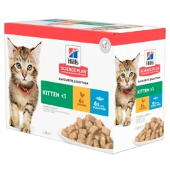 Hill's Hill’s Kitten Classic Selection Multipack Poulet 12x85g