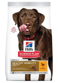 Promos Hill's Boutique 26 Hill's Science Plan Adult Healthy Mobility Croquettes Pour Grand Chien Au Poulet 14 Kg