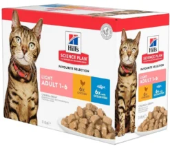 Hill's Science Plan Chat Adult Light Multipack