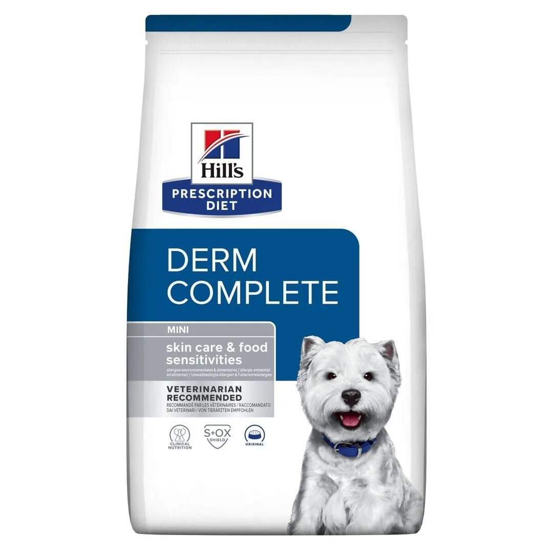 Hill's Prescription Diet Chien Derm Complete Mini 1 Hill's Prescription Diet Chien Derm Complete Mini
