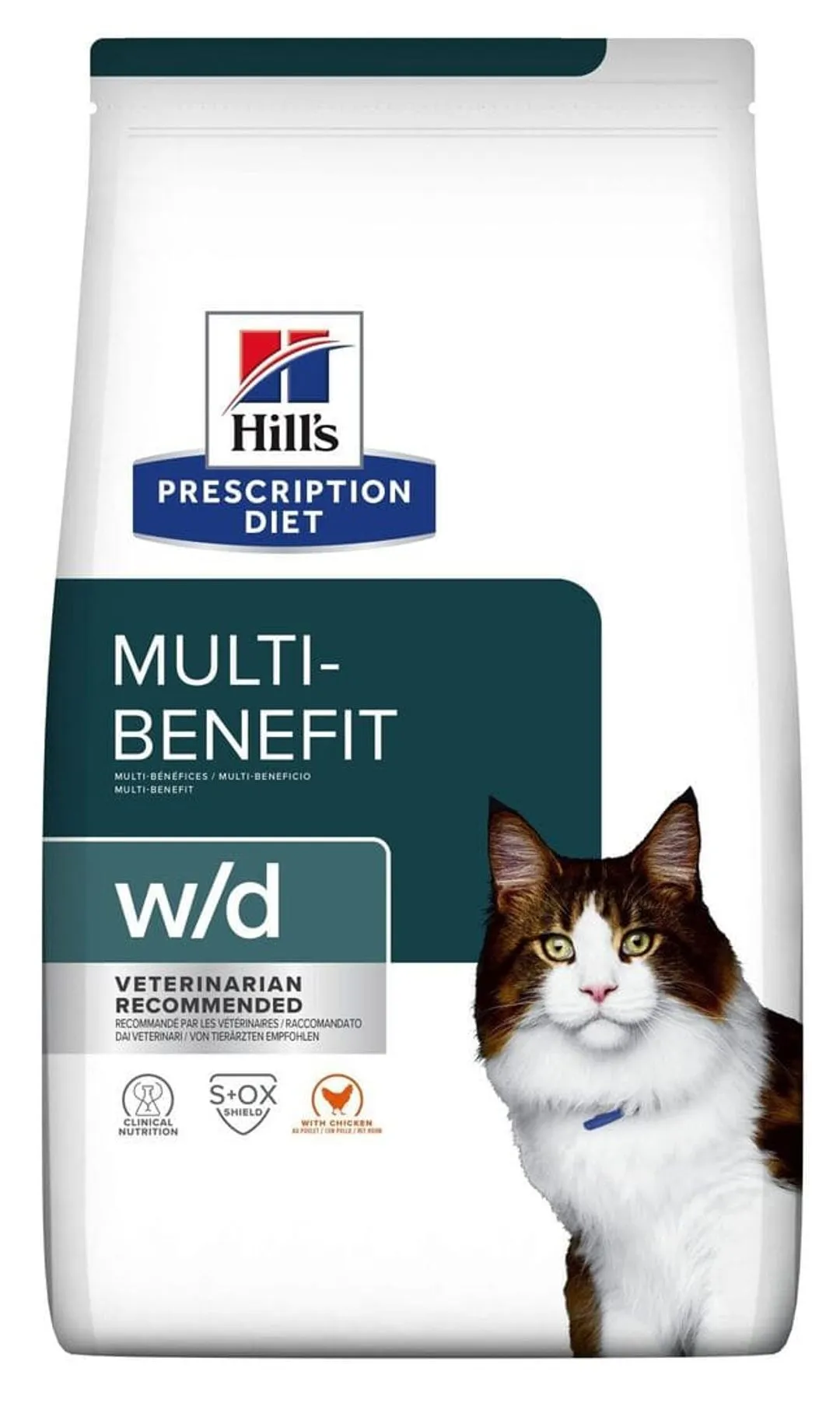 Hill's Prescription Diet Chat W/d Multi Benefit Poulet 1 Hill's Prescription Diet Chat W/d Multi Benefit Poulet
