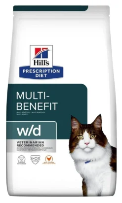 Hill's Prescription Diet Chat W/d Multi Benefit Poulet