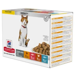 Hill's Science Plan Chat Adult Sterilised 4 Saveurs