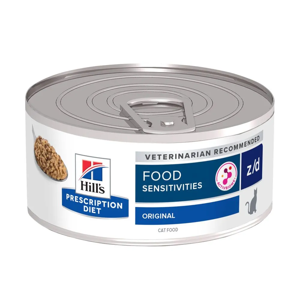 Hill's Prescription Diet Feline Z/D Food Sensitivities - 24 Boîtes De 156g 1 Hill's Prescription Diet Feline Z/D Food Sensitivities - 24 Boîtes De 156g