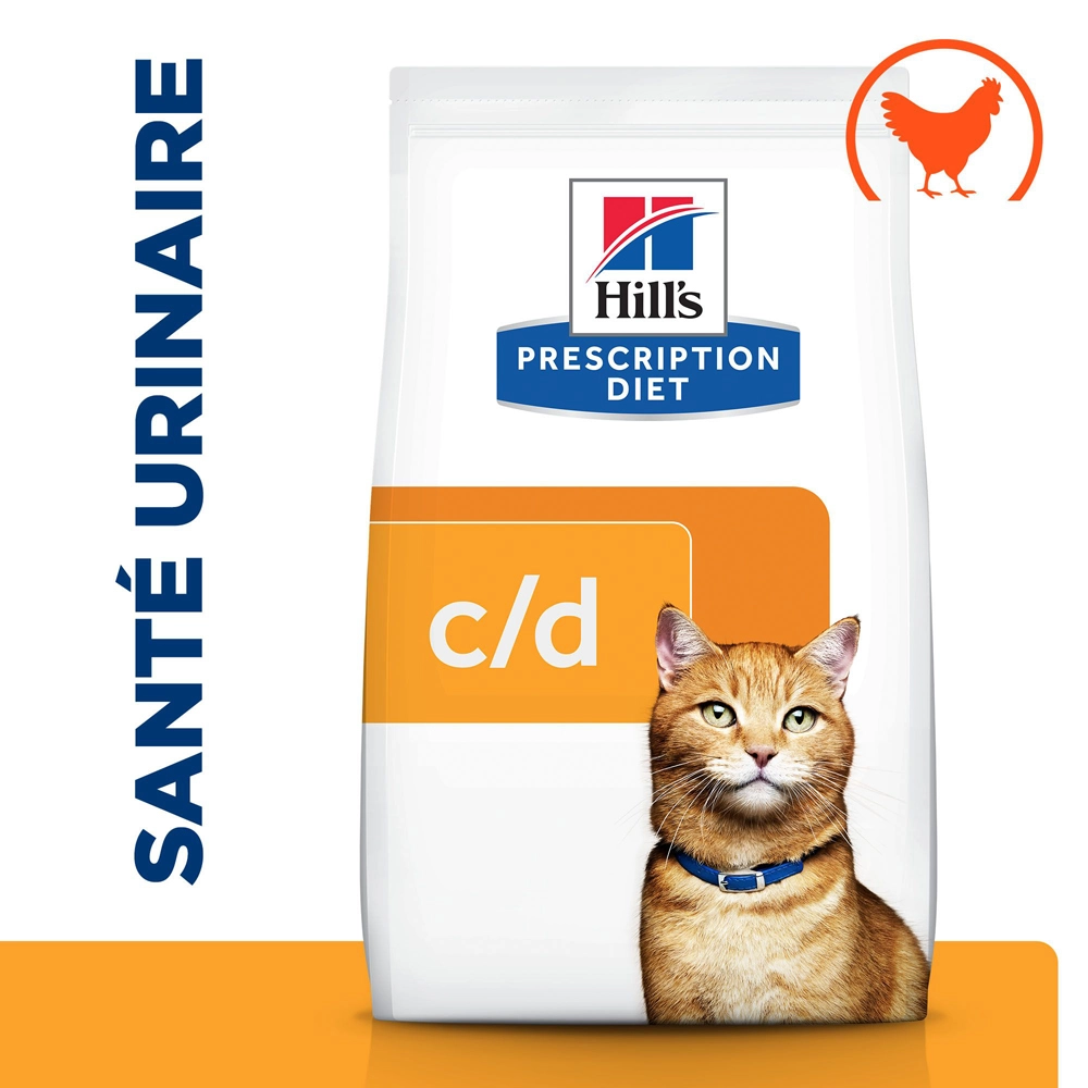 Hill's Prescription Diet C/D Urinary Mutlicare Croquettes Pour Chat Au Poulet 12kg 2 Hill's Prescription Diet C/D Urinary Mutlicare Croquettes Pour Chat Au Poulet 12kg – Image 2