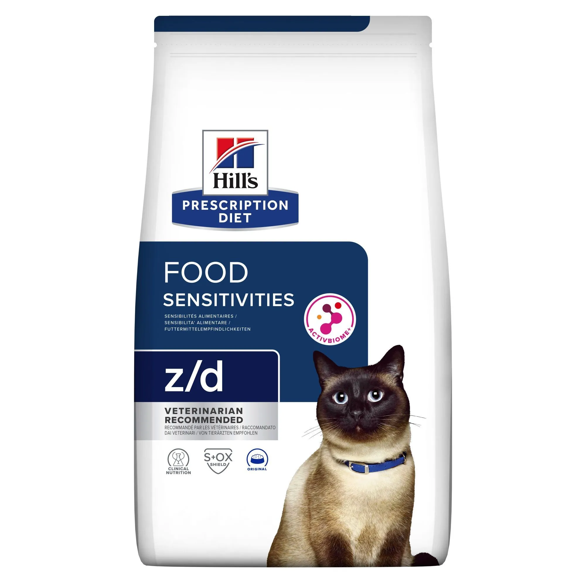 Hill's Prescription Diet Z/D Food Sensitivities Croquettes Pour Chat Au Poulet 1.5kg 1 Hill's Prescription Diet Z/D Food Sensitivities Croquettes Pour Chat Au Poulet 1.5kg